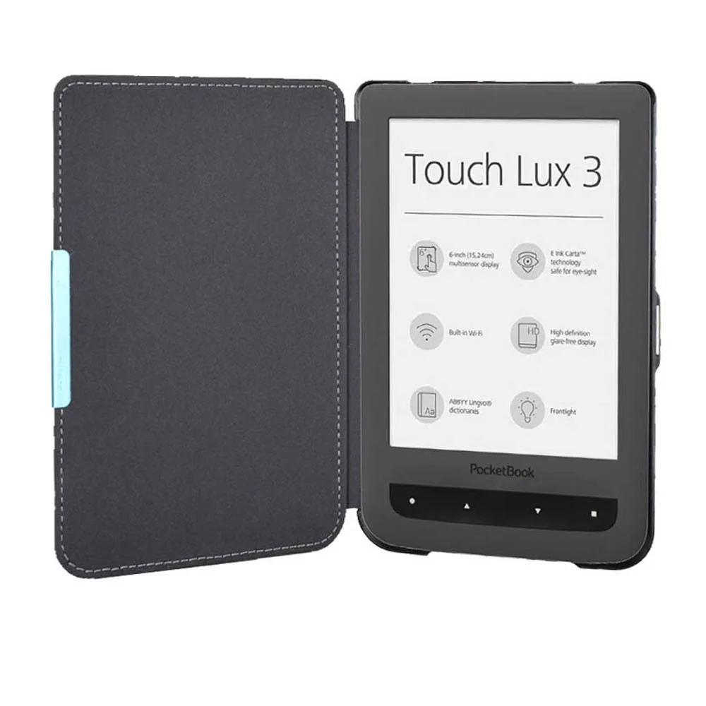 

Suitable for spot Pocketbook626 e-book protective case Touch Lux2 and Lux3 protective case leather case magnetic suction