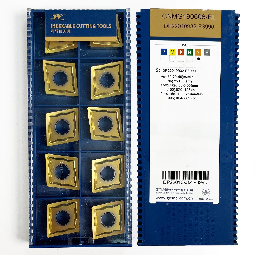 HUAZHICHUN CNMG190608-EL GST7130 CNC Carbide Inserts For Stainless Steel