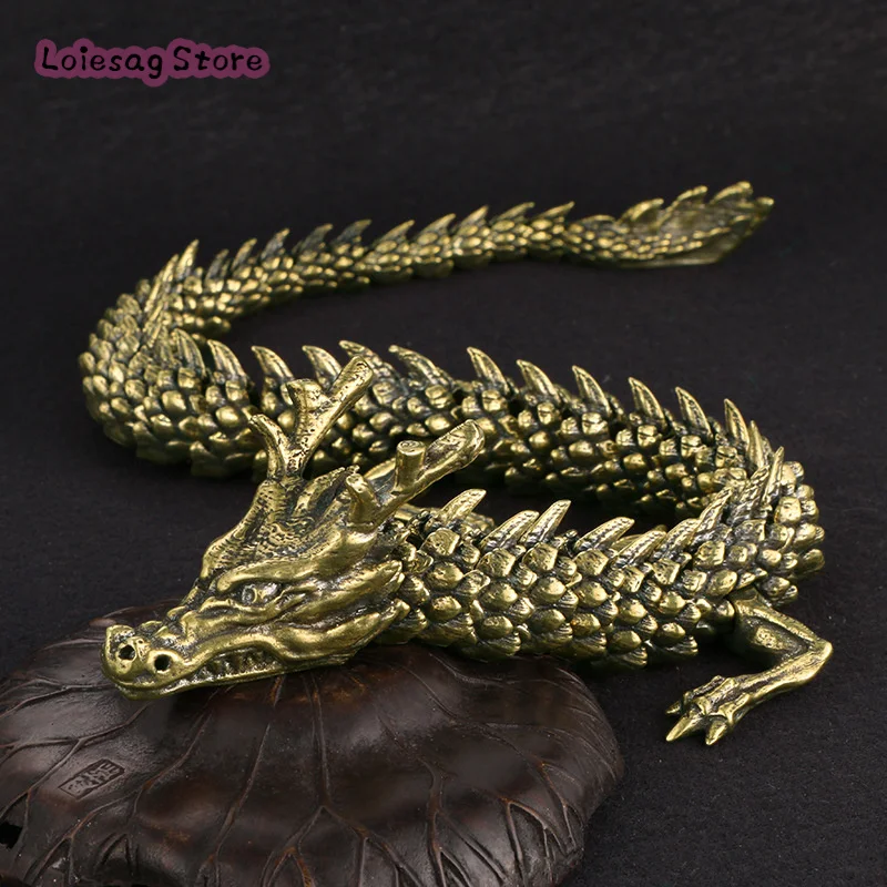 Hot Selling Antiques, 3D Living Dragon Ornaments, Exhibition Hall, Senior Decoration, Chinese Zodiac Dragon Crafts Collection