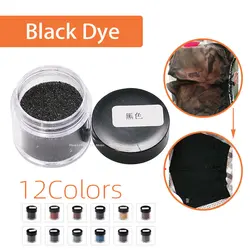 10g/ Bottle Black Direct Dye Denim Cotton Hemp Clothing Fabric Pigment Textile on Color Powder Diy Clothes Refurbishment Tie Dye