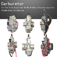 Mikuni Carburetor TM 24 28 30 32 34 38 Flat Slide Spigot Carb TM TMX 50-650cc 2/4-stroke engine For DT200WR RZ250 350 XR600 650