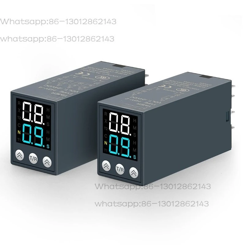 

H3Y-2 Реле времени 220 В Маленький 24 В Цифровой дисплей Задержка цикла Контроллер H3Y-4 DC12V