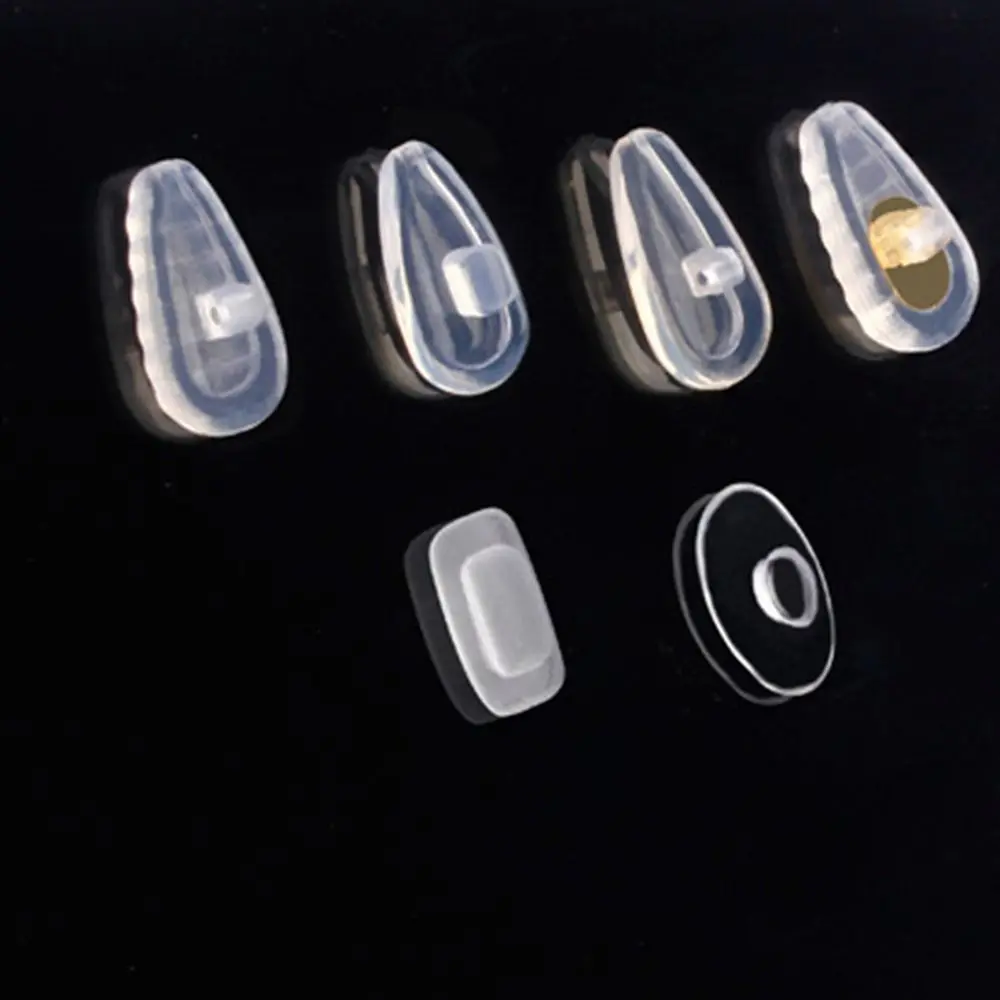 Silicone Eyeglass Repair Kit Antiskid Replaceable Precision Screw Sets Universal Easy To Use Nose Pads Repair Kit Sunglasses