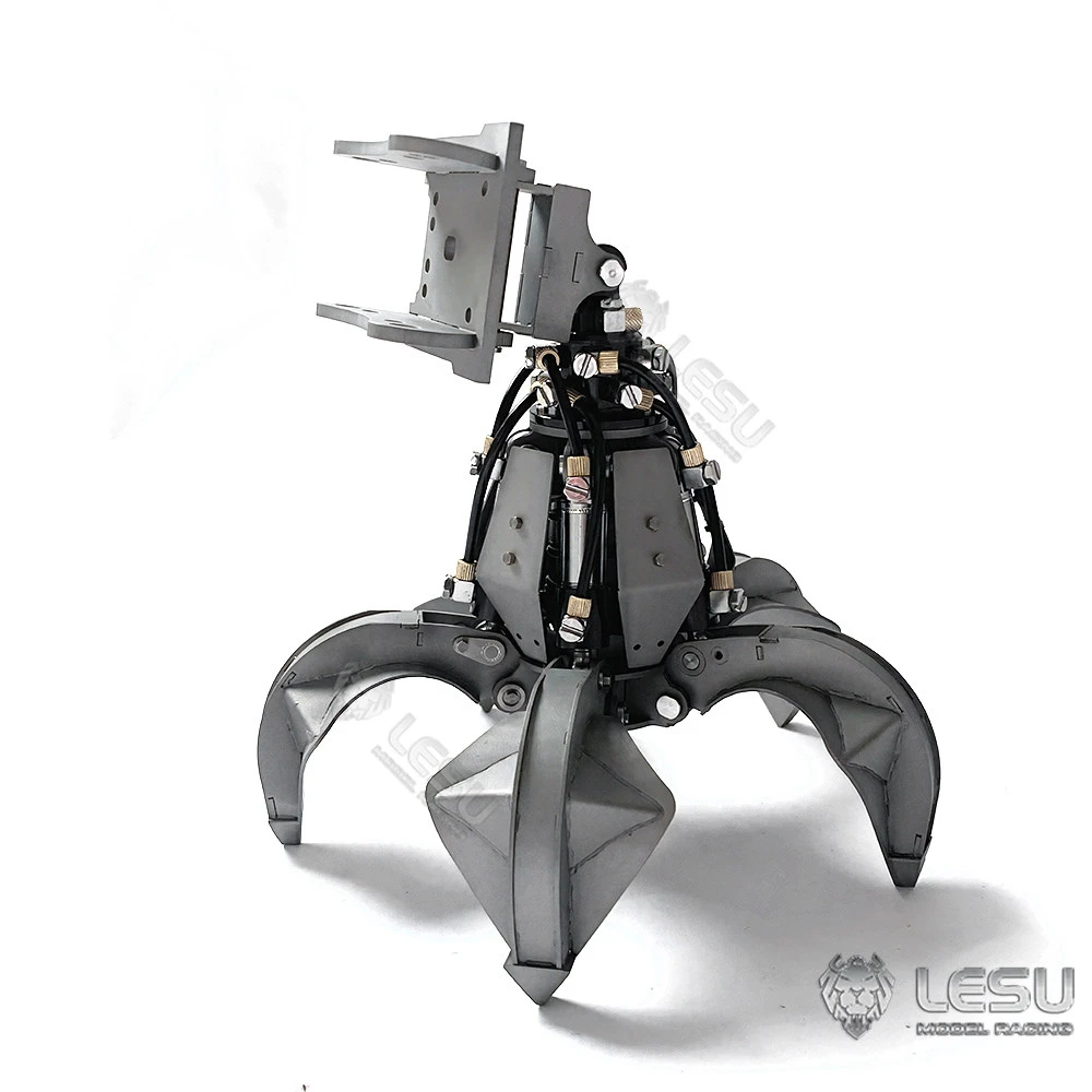 RC 1/14 LESU Metall-Greifmaschine Konstruktionsmodell, verbessert für Tamiya Hydraulikbagger, Lader, Muldenkipper, DIY-Teile – Detail 2