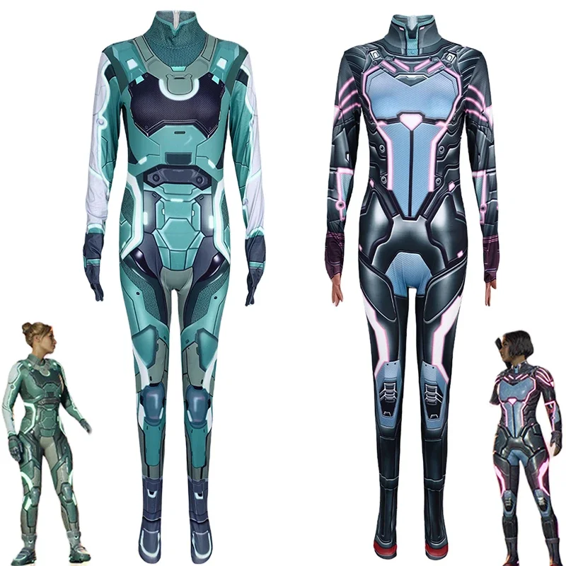 

Game Split Fiction Mio Zoe Cosplay Jumpsuit Costume Adult Women Bodysuit Uniform Halloween Clothes Outfits