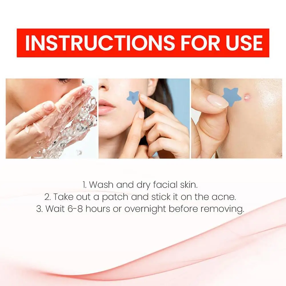 

Star Shaped Acne Pimple Patch Invisible Concealer 216Pcs Spot Pimple Treatment Tools Face Stickers Waterproof Beauty Blemis