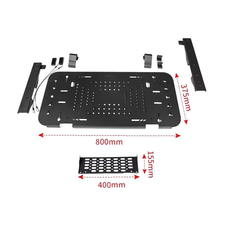 Auto Tailgate Storage Rack Fit for Tank 700 Modified Car Tailgate Double-layer Folding Small Board Table Interior Accessories