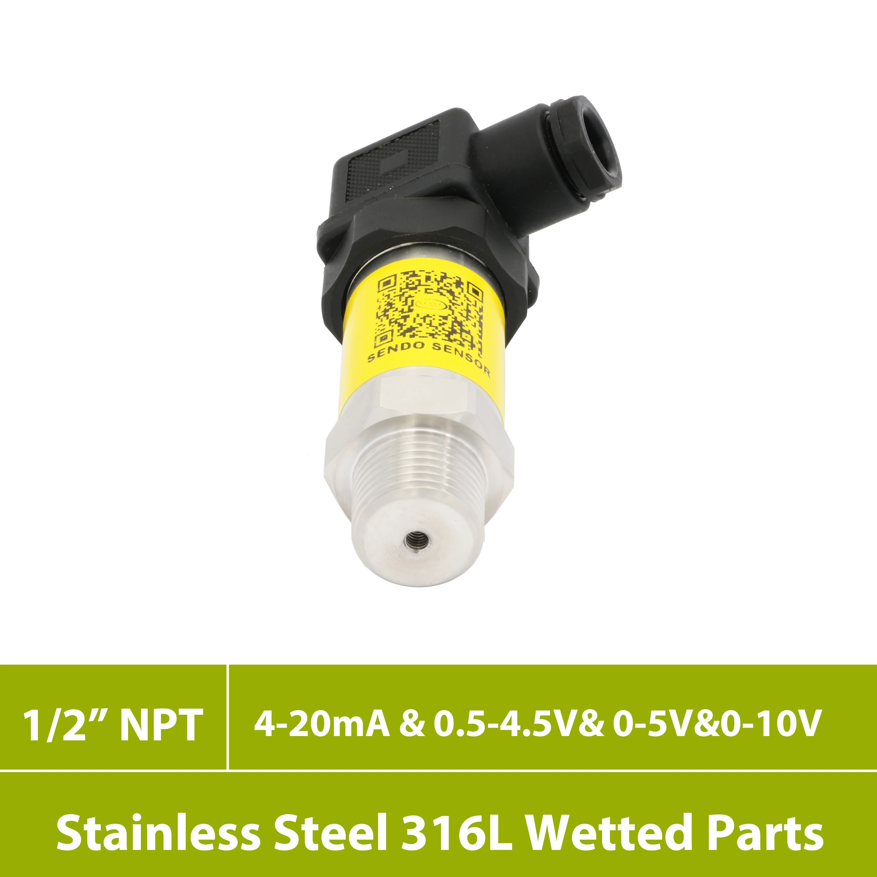 

Pressure sensor transmitter 4 20 mA 0 5v 0 10v 0.5 4.5v 1 2 npt thread pression 0 to 10 bar 1 mpa 150 psi 600kpa 400 bar gauge