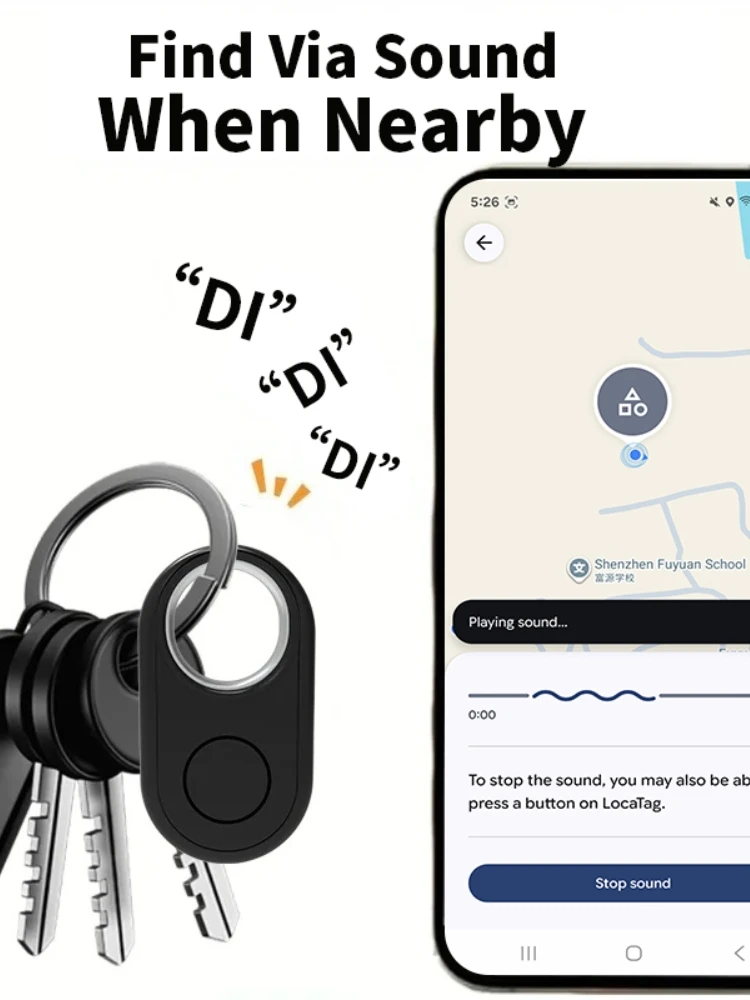 1/2/4er-Pack Fernortungsgerät Kompatibel mit Google's Find Hub Standortverfolgungs-Tag Haustierfinder für Pixel Xiaomi Moto GMS