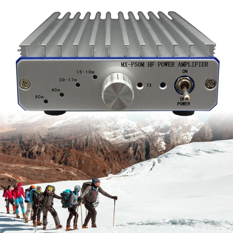 MX-P50M Shortwave Radio Amplifier 45W عرض LED لـ FT817 IC703