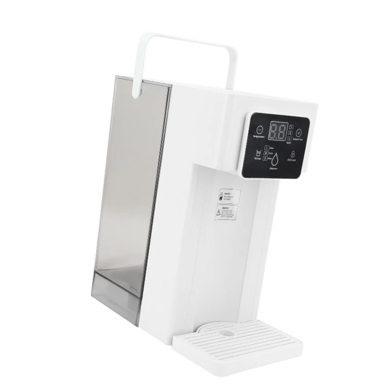 

Electric Quick Heating Hot Water Dispenser 3L Adjustable 7 Temps White Tea Kettle Boiler for Countertop Desktop