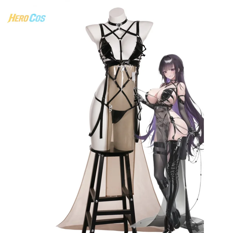 

GODDESS OF VICTORY: NIKKE Mihara Cosplay Costume Sexy Jumpsuit Role Play Halloween Carnival Party Outfit for Women