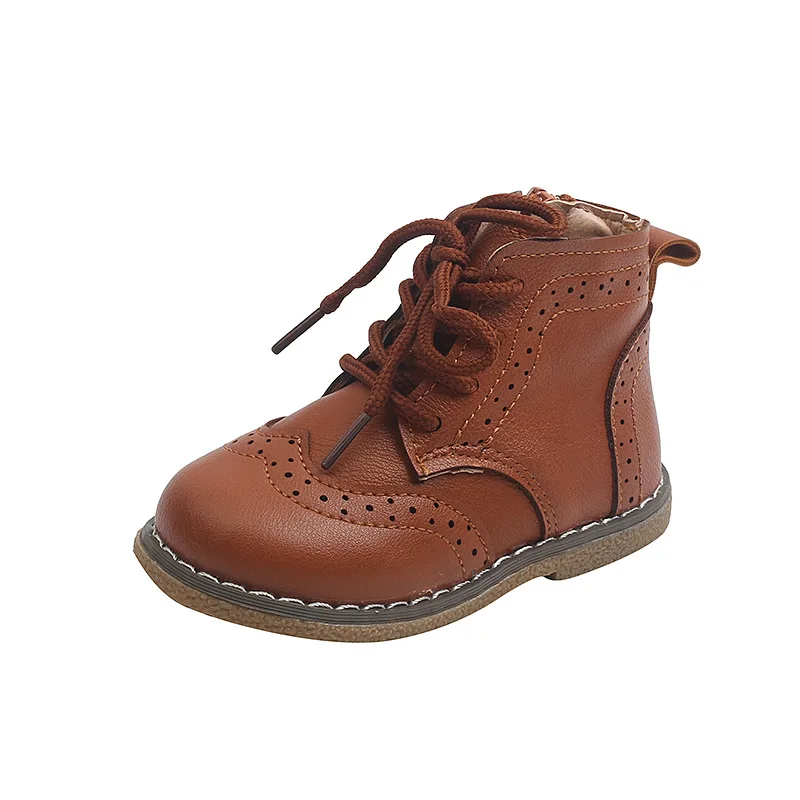 

New Girl Boots Fashion Versatile Kid Shoe Autumn Simple Retro Winter Boot Anti Slip Classic Ankle Boot Versatile Gril Shoe Botas