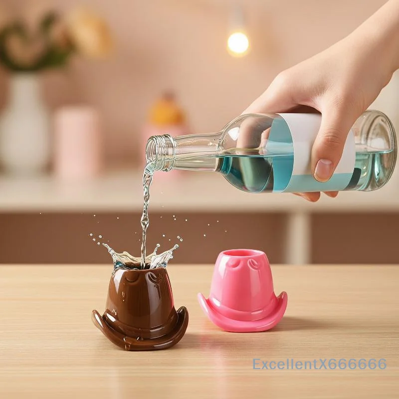 Unbreakable Cowboy Hat Shaped Wine Glasses Reusable Cups For Beer Juice Home Wedding Party