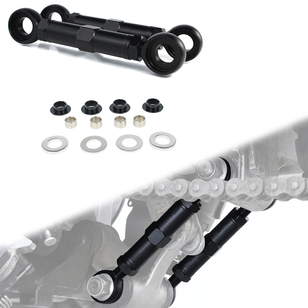 

For Kawasaki KX KDX KLX SUZUKI DR650 SFV650 Honda CBR CB500X YAMAHA TENERE 660 Hyosung Motorcycle Adjustable Lowering Links Kit