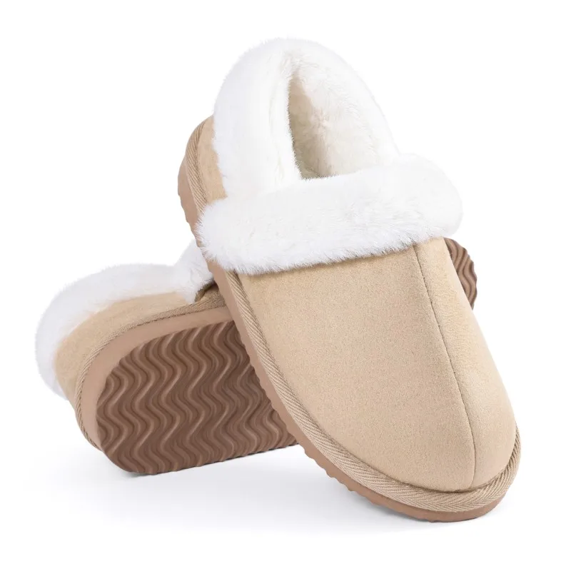 

Smile Winter Lady Plush Fluffy Snow Boots Comfortable Soft Cotton Shoes For Women with Memory Foam Anti-Slip Casual Cotton Shoes