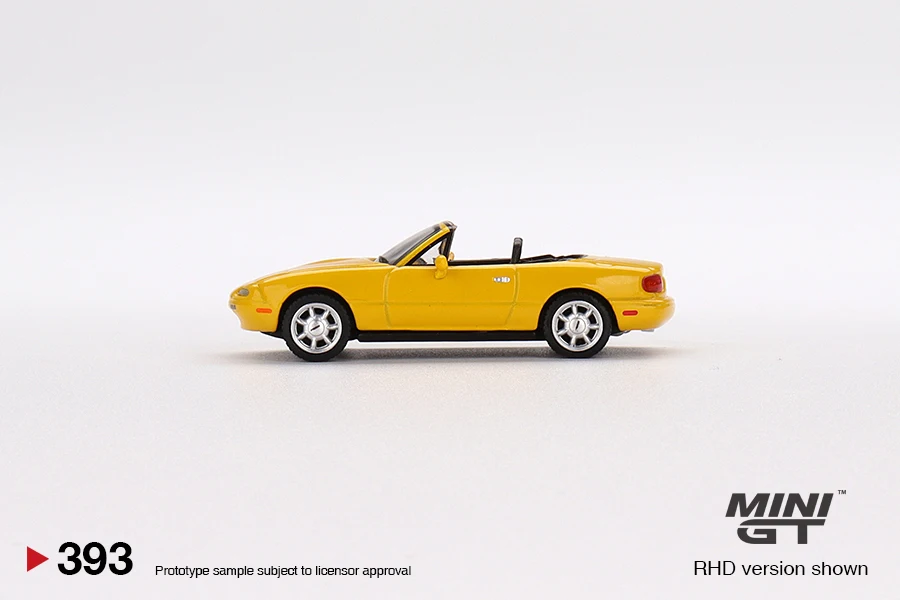 MINI GT 1:64 Eunos Roadster Sunburst /Miata MX-5 (NA) Diecast Model Car