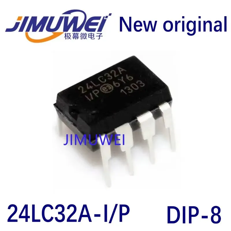24LC32A-I/P DIP-8 24LC singlechip 100% nowy i oryginalny