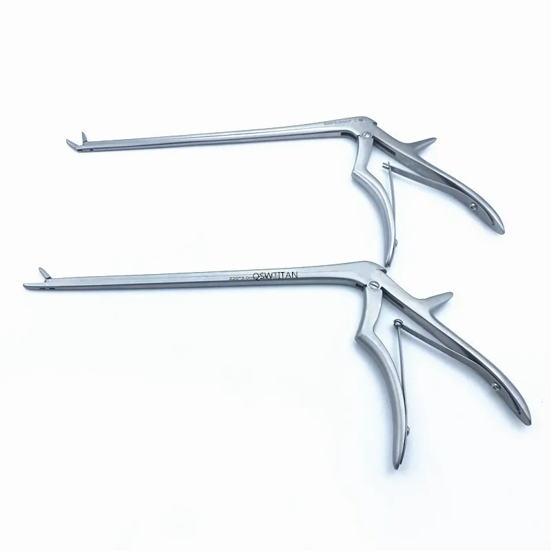 Nucleus Pulposus Forceps Straight/Curved head Nucleus pulposus clamp 220mm long Veterinary Orthopedics Instrument