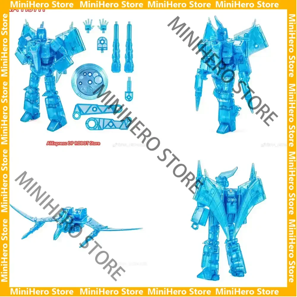 

В наличии: Оригинальная коллекционная фигурка Newage Transformation NA H57H Swoop Transparent Blue G1, масштаб 1/12, ПВХ