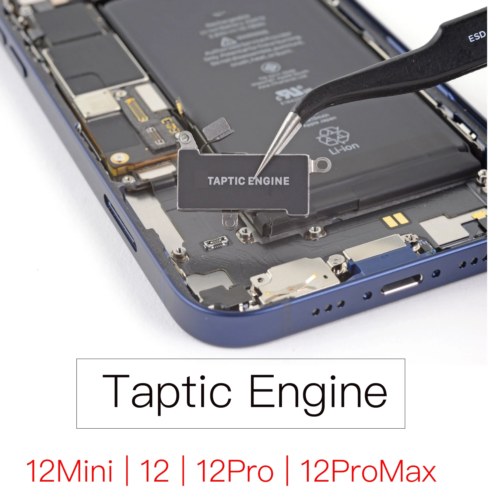

Замена двигателя Taptic для iPhone 12 PRO Max, вибрационная часть двигателя вибратора
