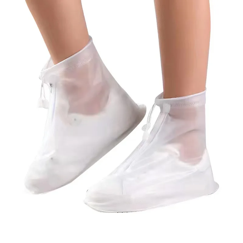 Nuovo copriscarpe antipioggia con strato impermeabile antipioggia copriscarpe spesso antiscivolo resistente all\'usura uomo donna copriscarpe