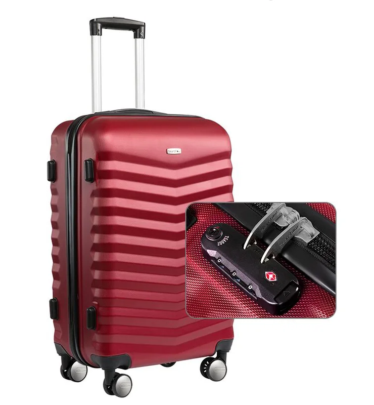 Business Suitcases 24 28 Inch 20\'\'Carry On Luggage Spinner Lightweight Hardside Suitcase with Lock for Travel Business