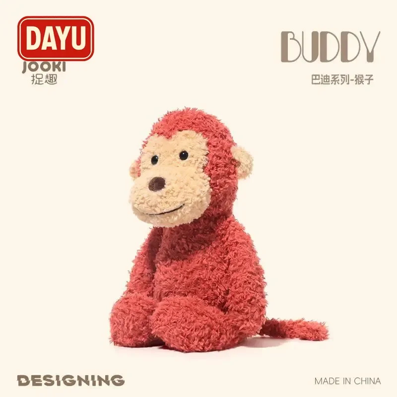 Kawaii Buddy Monkey Peluche ripiene Zhuoqu Adorabile scimmia bambola morbida coccole regalo di compleanno per bambini adolescenti
