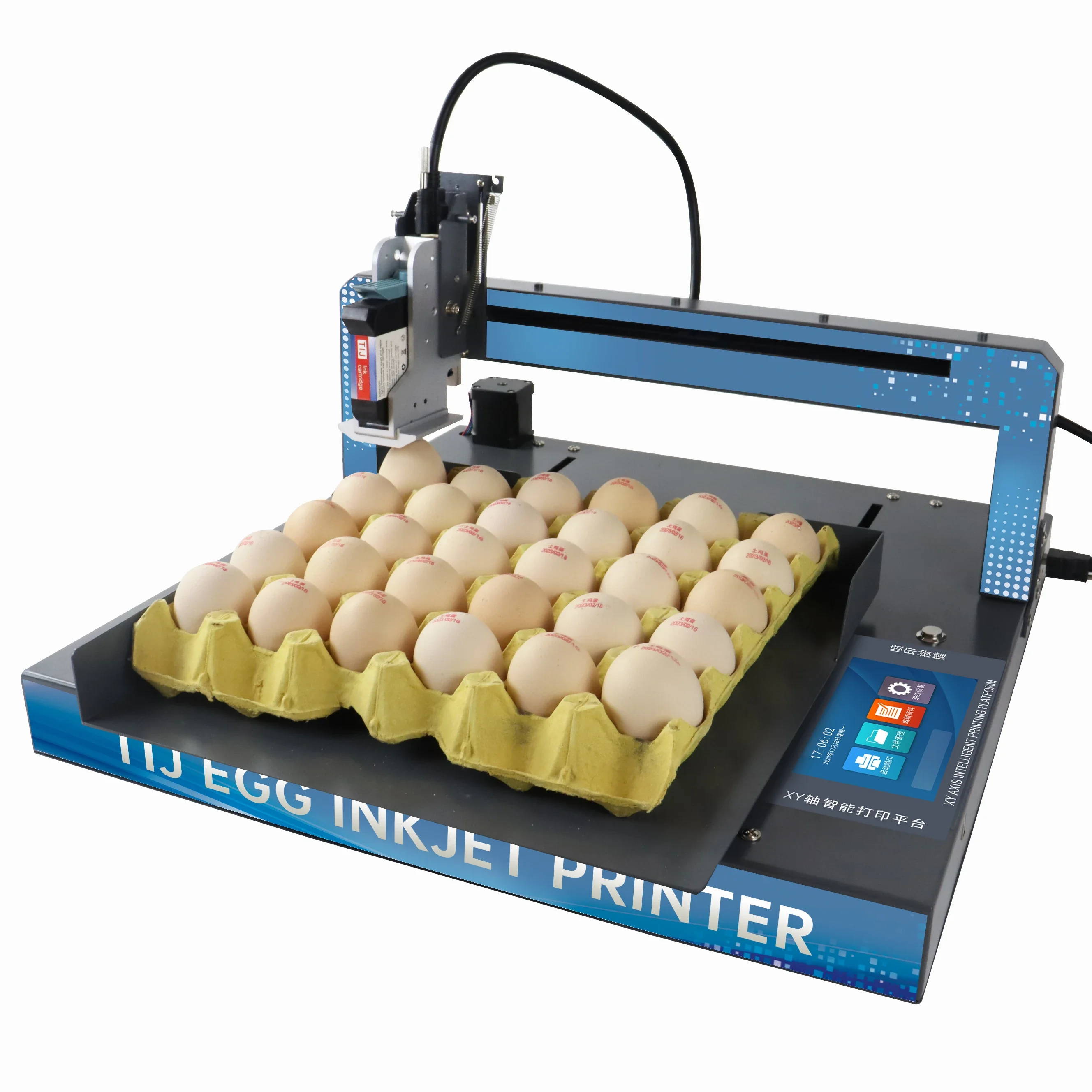 

China Manufacture Egg Printing Machine/egg Date Printer/egg Printer Durable Inkjet Egg Code Printing Machine For Sale