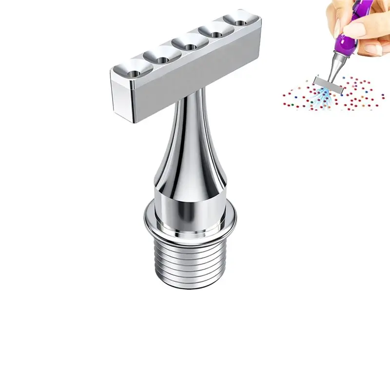 A44Z-Electric Art Pen Replacement Kit, Stainless Steel Nibs, Hollow Multi Placer Tips For 5D Painting