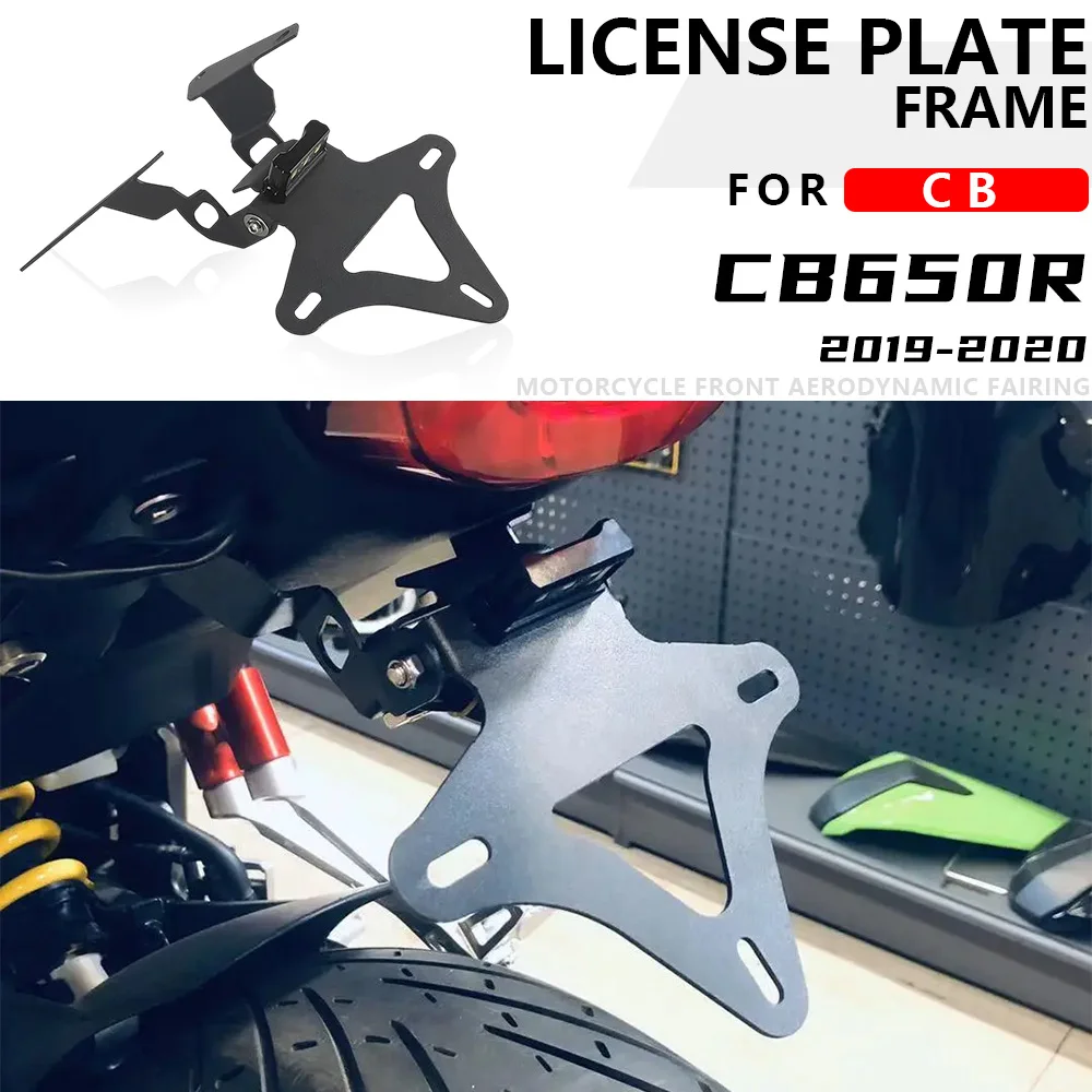 

For HONDA CB650R 2019-2020 Motorcycle Number Registration Holder License Plate Mount Bracket