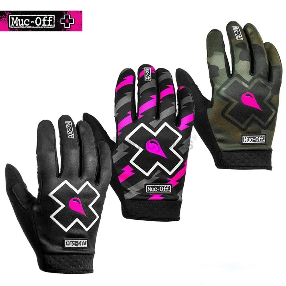 2026 Muc-Off Motocross Cycling Gloves Mountain Bike MX Motorcycle BMX Riding Gloves Breathable Anti-Slip Unisex