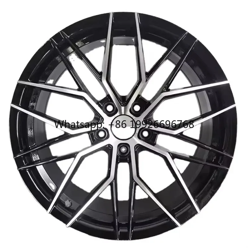 

Low Pressure Forged Aluminum Alloy Wheels-Black Finish Deep Dish Design OEM Brand Universal Fitment Custom Sizes (18-22") 3-Year