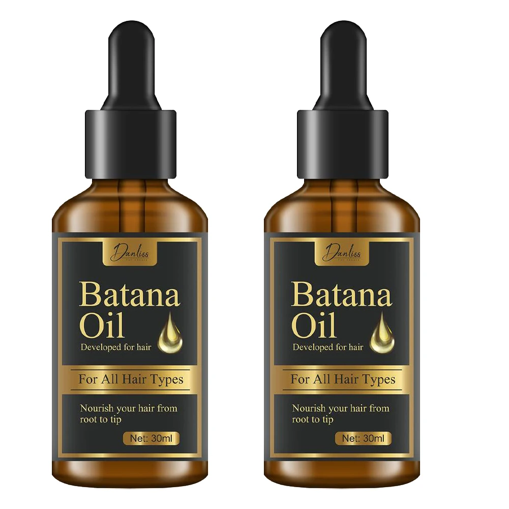 

Batana Oil Hair Growth Scalp Dense Hair Strengthening Repair Damaged Hair Roots Hair Care Nourishing Hair For Women Men 30mlX2