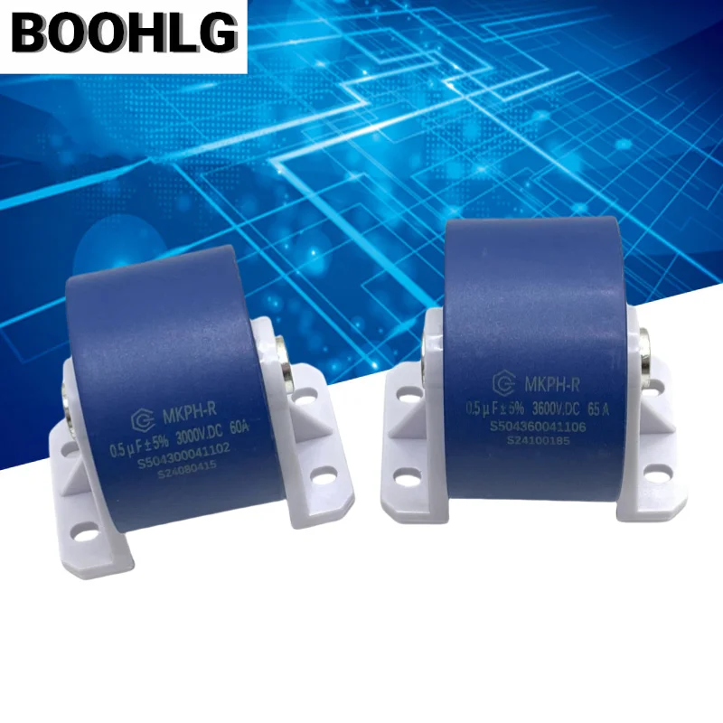 

1PCS MKPH-R 60A 3000V 0.5UF 3600V 65A ±5% Resonant film capacitor