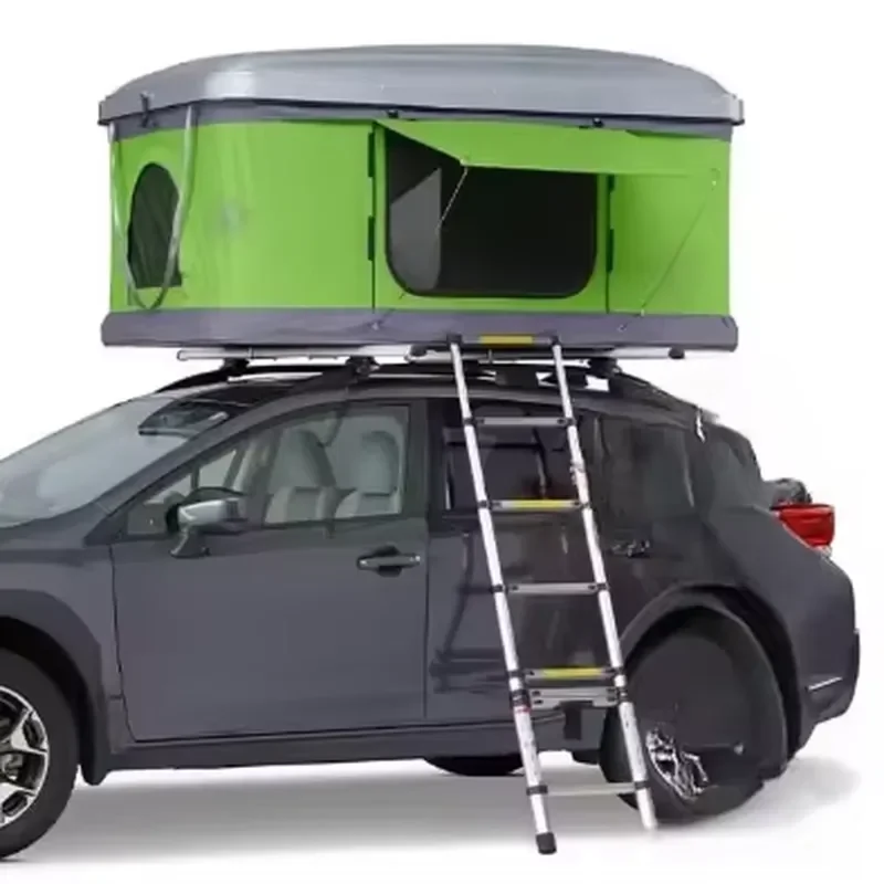 Wholesale 2-3 Person Aluminum Car Rooftop Tent Waterproof Automatic Pop-up Hard Shell Camping Roof Top Tent