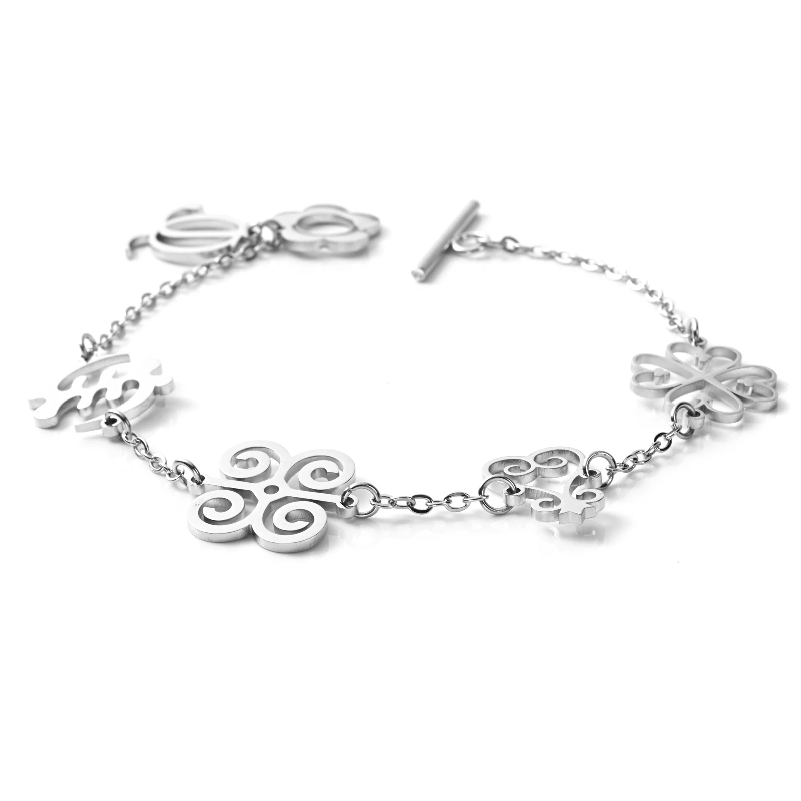 Personalized bracelet with Adinkra charms, joyería étnica,Bracelet for Lover Fashion Bracelets Jewelry Accessories Gift