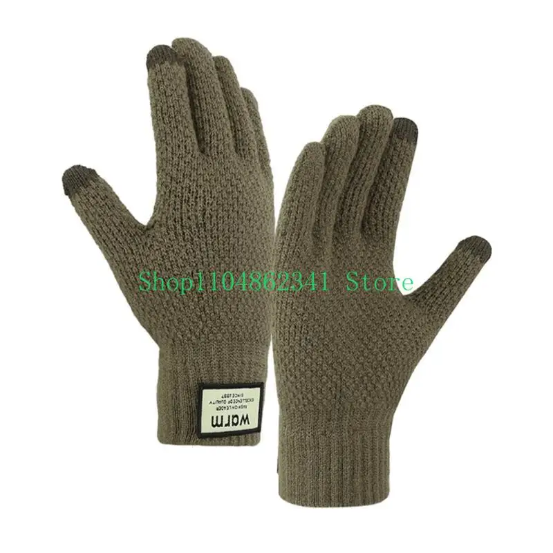 652F Keep Warm Full Finger Gloves Adult Touchable Screen Mitten Windproof for Adult