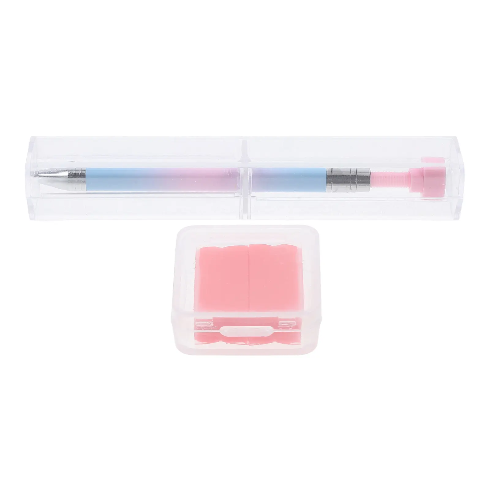 Set di 1 Penna Raccogli Strass per Nail Art, Strumento Ricaricabile per Manicure, Raccoglitore di Gemme e Cristalli, Accessori Leggeri per Unghie