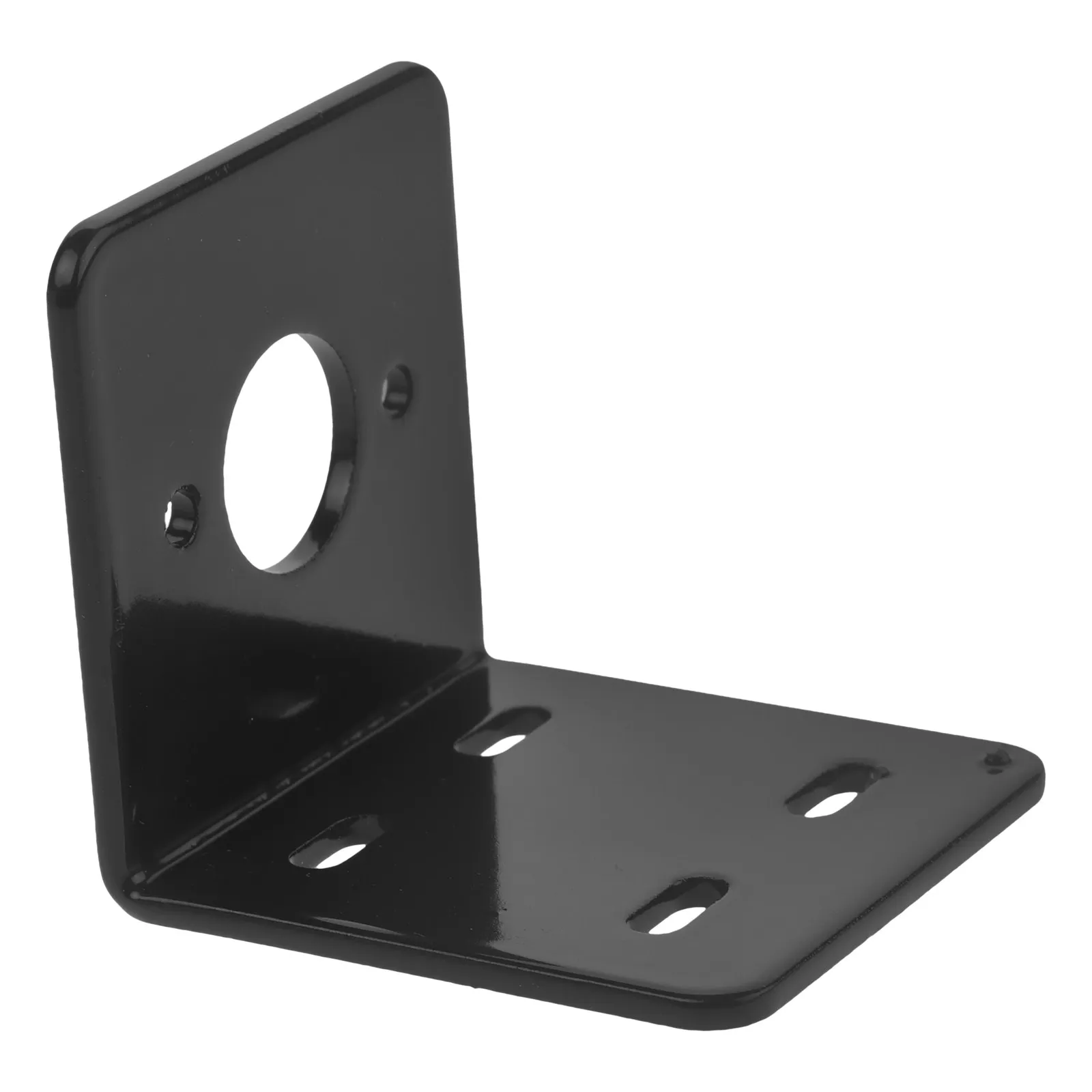 L Shaped Motor Mount Bracket for 775 Motor Heavy Duty Iron Construction Secure Stable Support Adjustable Hole Pattern Mounting