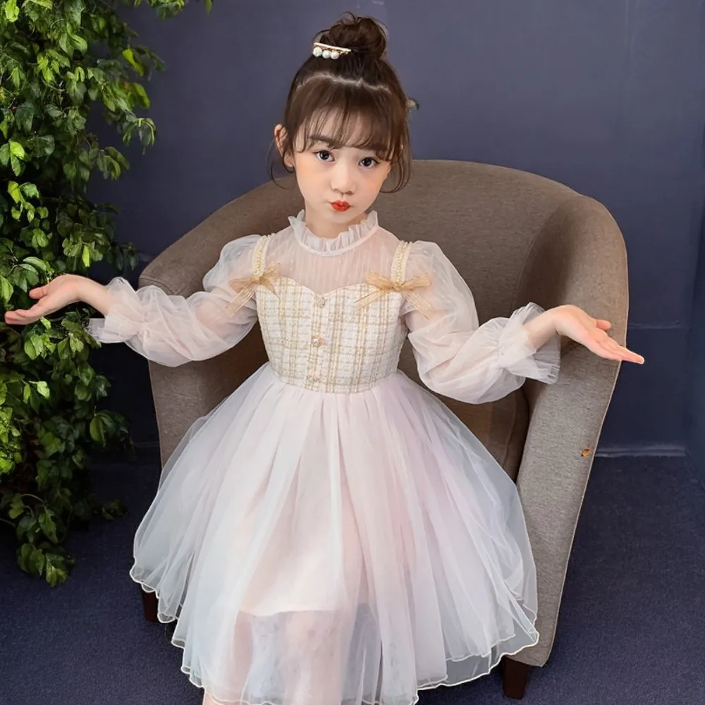 Teenager Elegant Lace Dresses for Girls Party Dress Kids Princess Costume Spring Children Baby Clothes Vestidos 8 10 12 14 Years