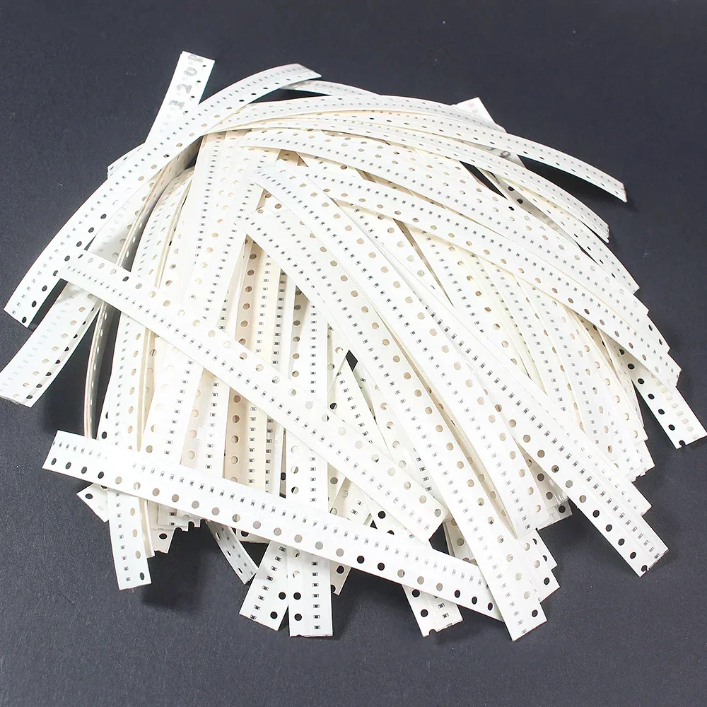 

800/2000/4000PCS SMD Resistor Sample Kit 0402/0603/0805/1206/2010 10Ω~910KΩ 80 Values 5% Assortment for Electronics Repair DIY