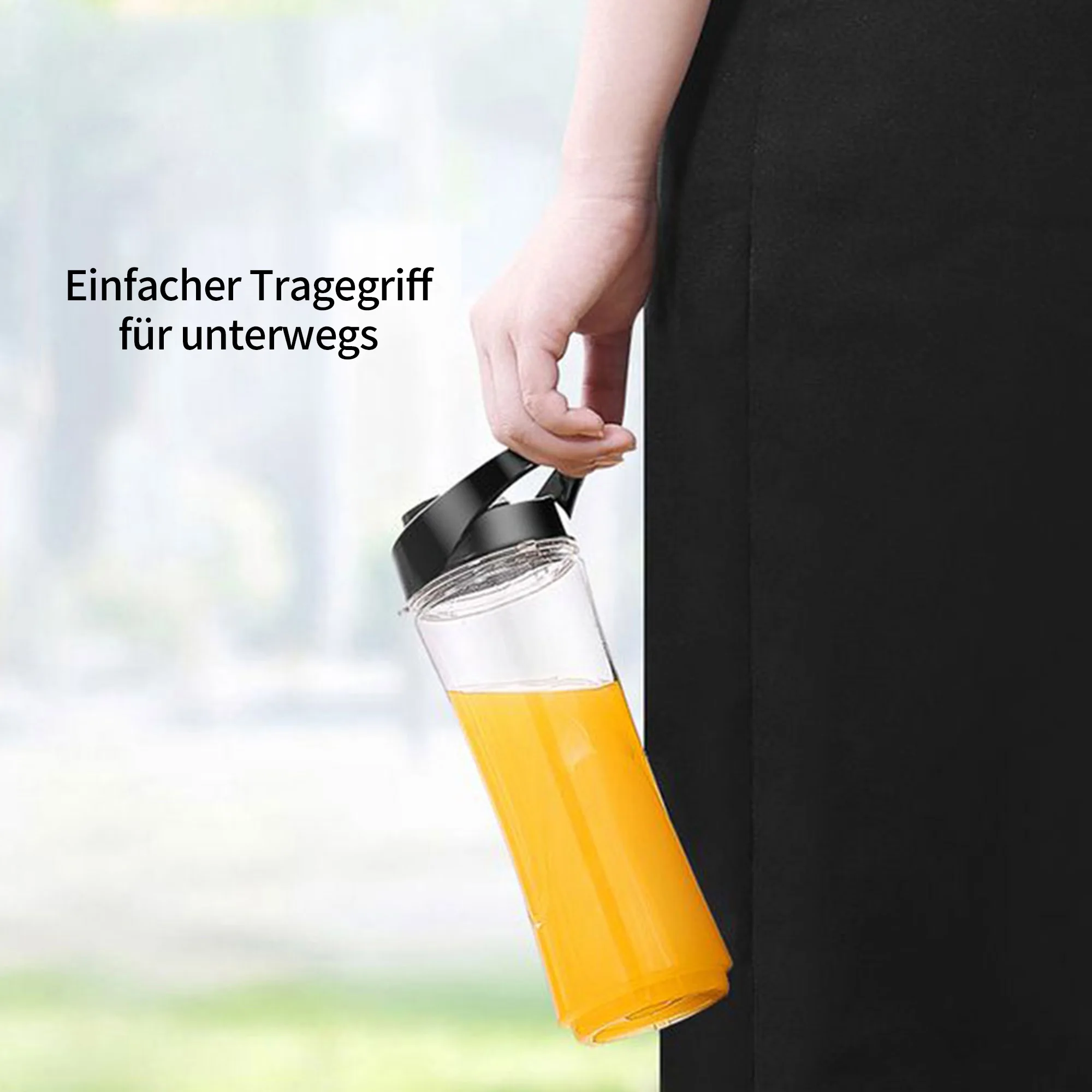 Bpa kostenlos 500w tragbare persönliche Mixer Mixer Küchenmaschine mit Chopper Bowl 600ml Entsafter Flasche Fleischwolf Babynahrung maschine – Detail 8
