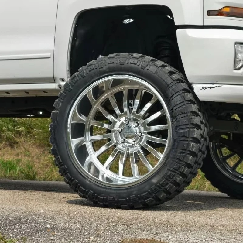 

Hot-selling Truck Wheel Super Single Deep Dish 8x21024x16 26x12 28x12 30x16 for Chevy Silverado GMC Truck Rims