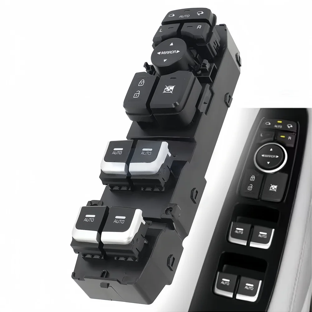 For KIA SORENTO 2015-2022 Auto Window Control Power Window Switch For Daily Driving ABS Plastic Construction Smooth Operation
