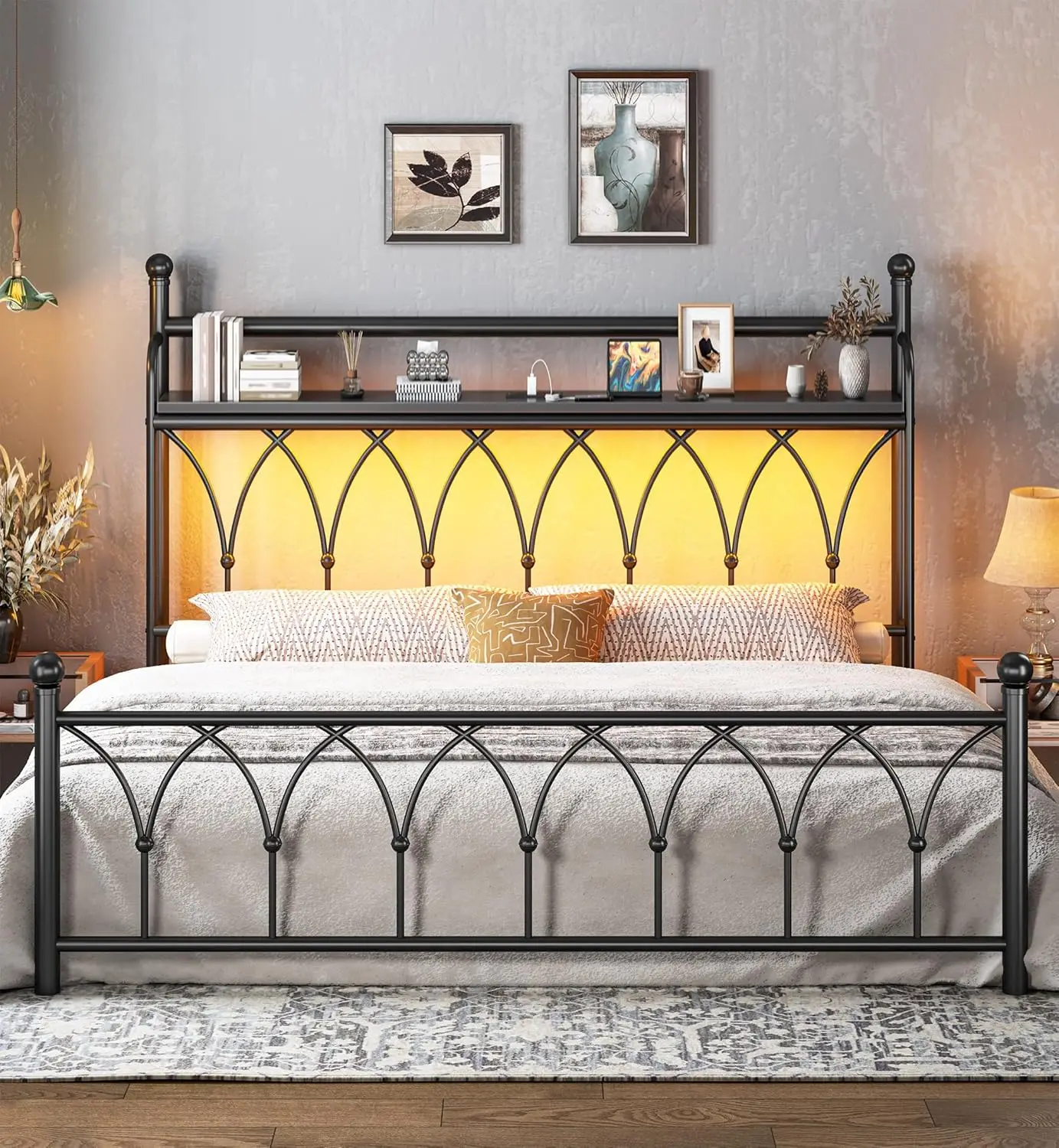 54" King Bed Frame …