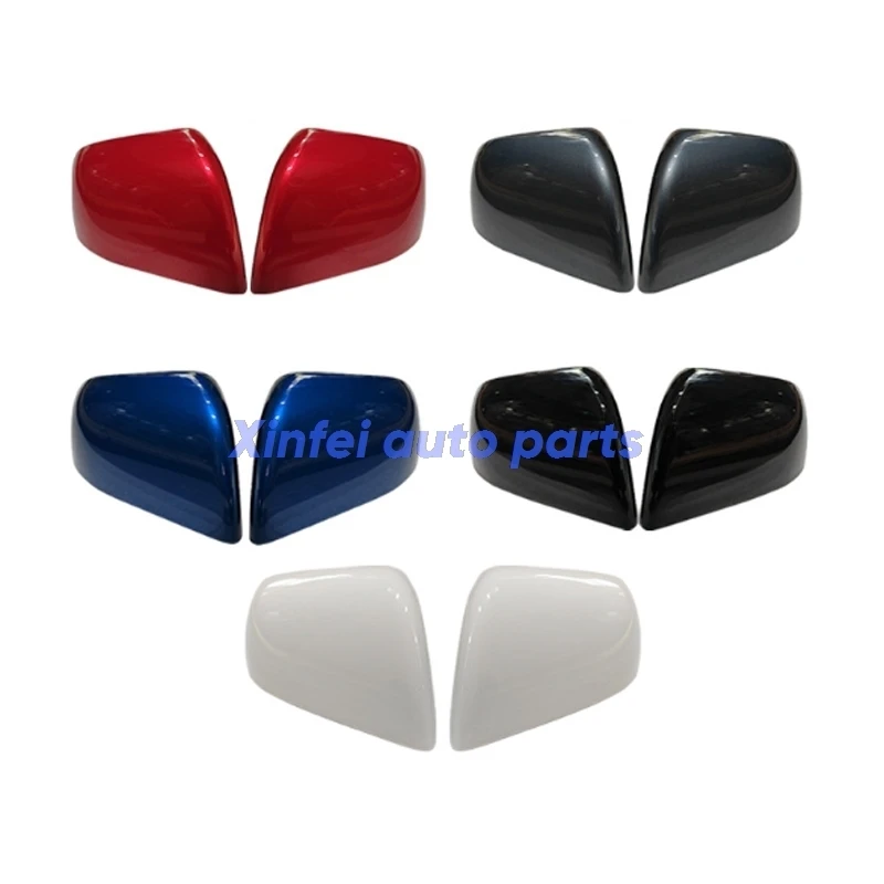 1 Pair For Tesla Model 3 / Model Y Replace Car Accessories Rear View Mirrors Shell Cap Housing Wing Door Side Mirror Cover
