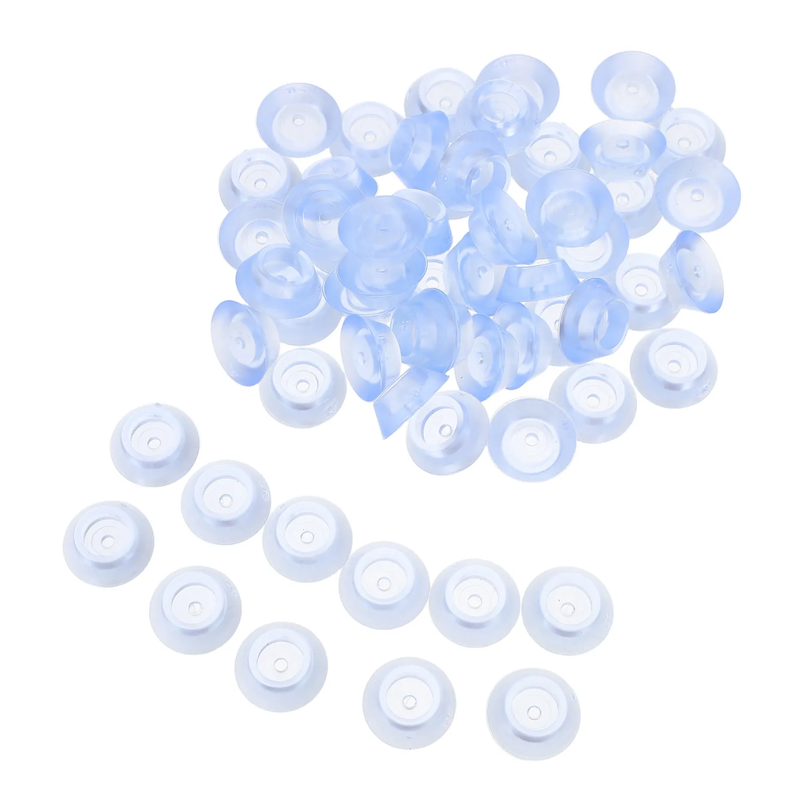 100Pcs Cutting Board Anti Slip Feet Rubber Pads 16Mm Screw on Bumpers Replacement Protective Feet for Cutting Boards Trays