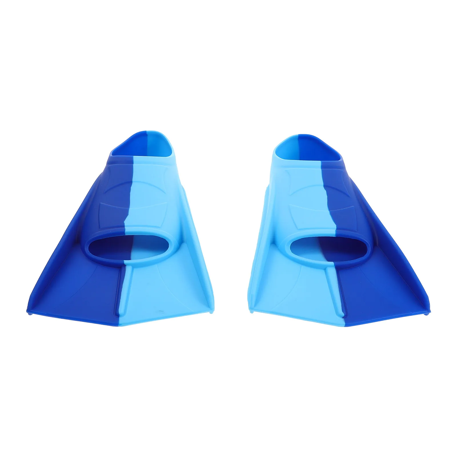 

1 Pair Kids Swim Silicone Short Youth Flipper Pool Lap Training Diving Snorkeling Unisex Lightweight Durable For Water Sports