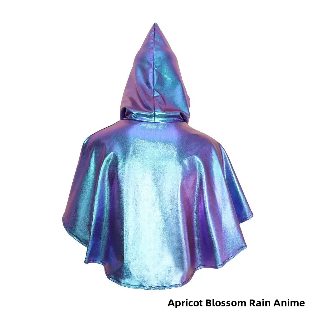 ชุดคลุมฮู้ดกันรังสียูวี ผิวมันเงา สำหรับการแสดง ชุดพื้นเมืองผู้หญิง ชุดแสดงบนเวที